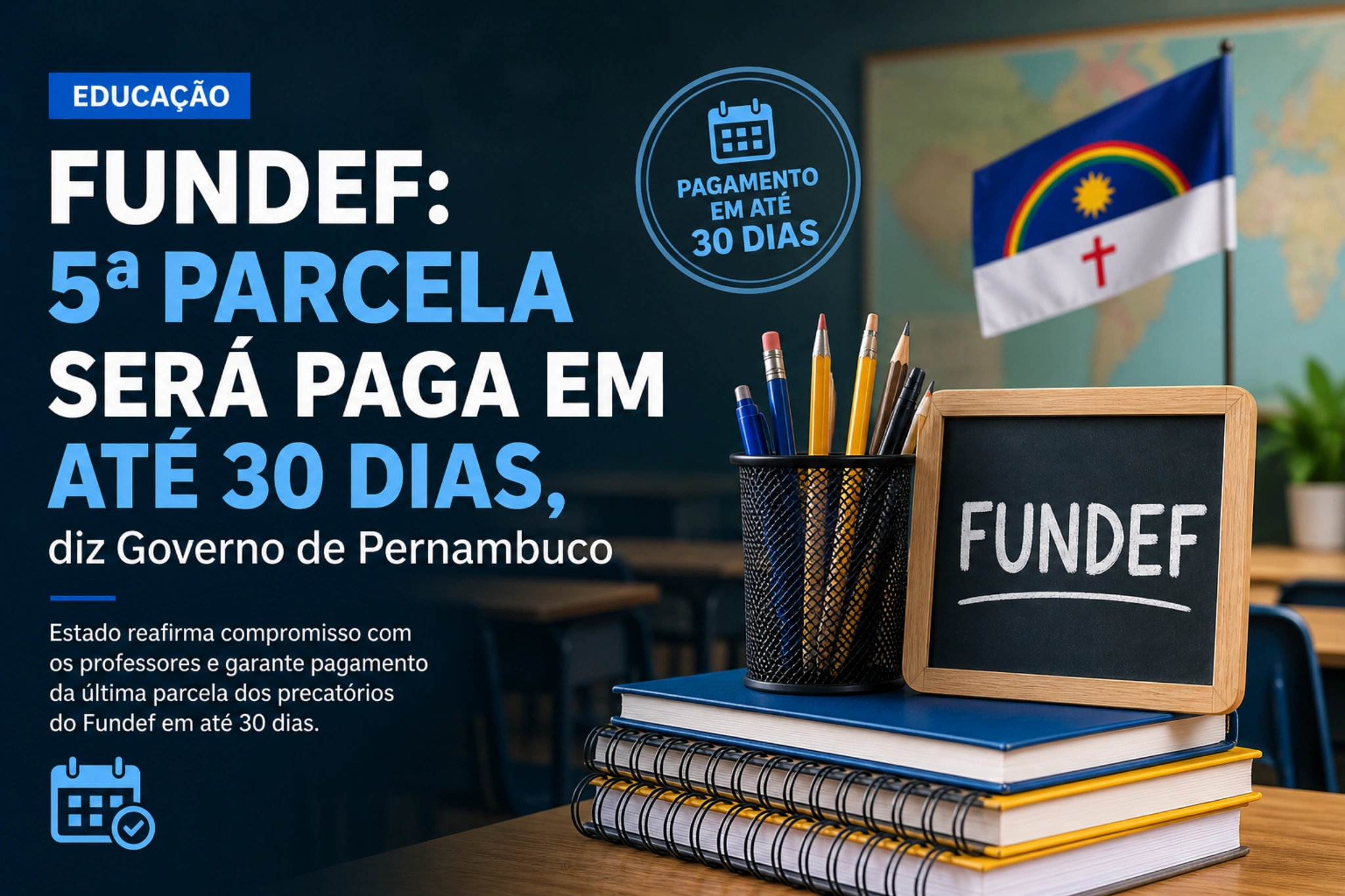 Fundef: 5ª parcela será paga em até 30 dias e reacende expectativa de milhares em Pernambuco