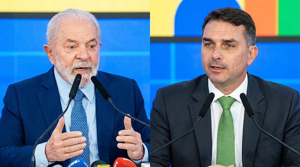 Lula e Flávio Bolsonaro empatam com 45% em eventual 2º turno, aponta Datafolha
