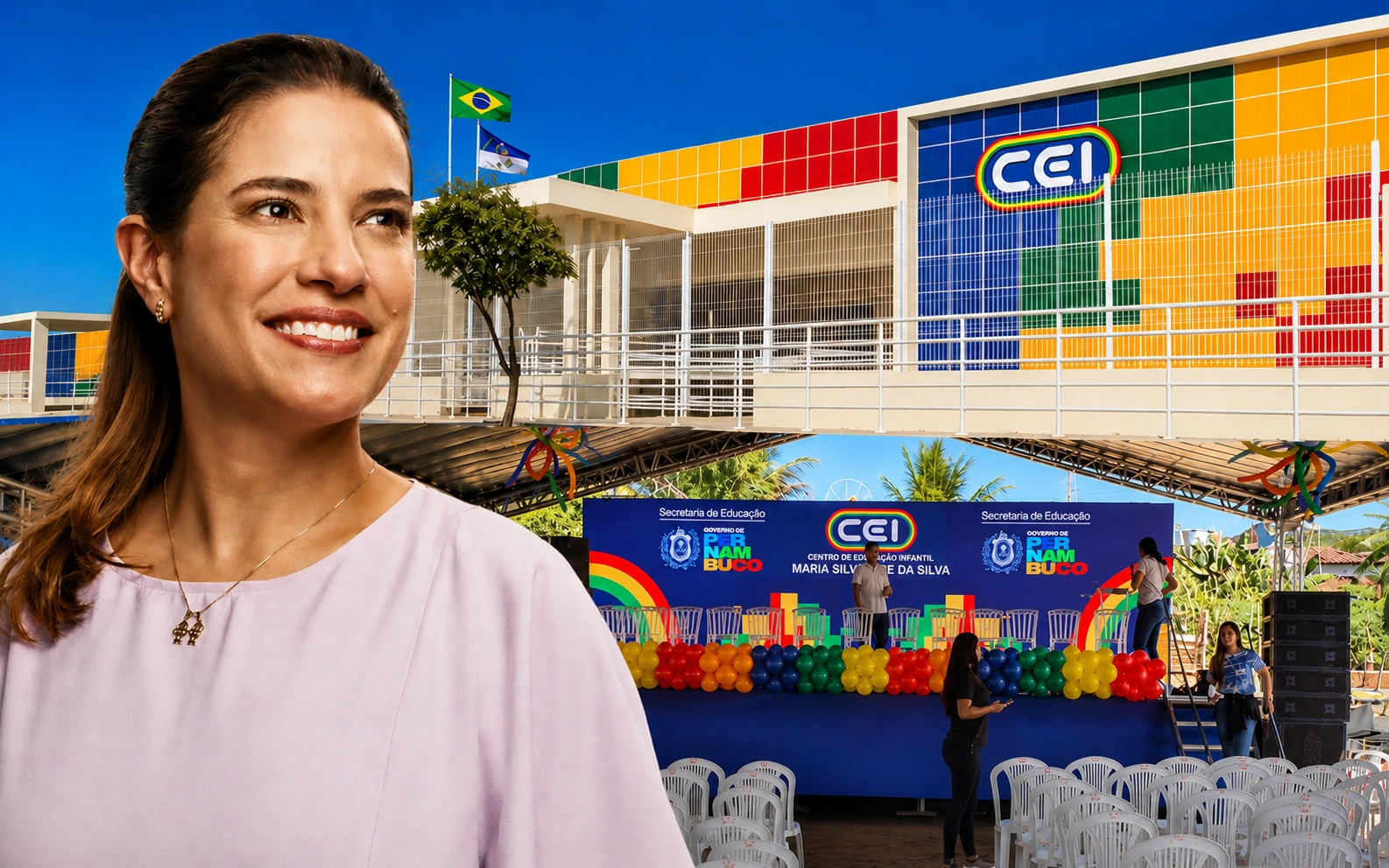 Governadora Raquel Lyra inaugura creche, amplia acesso à água e reforça programa social em Paranatama-PE