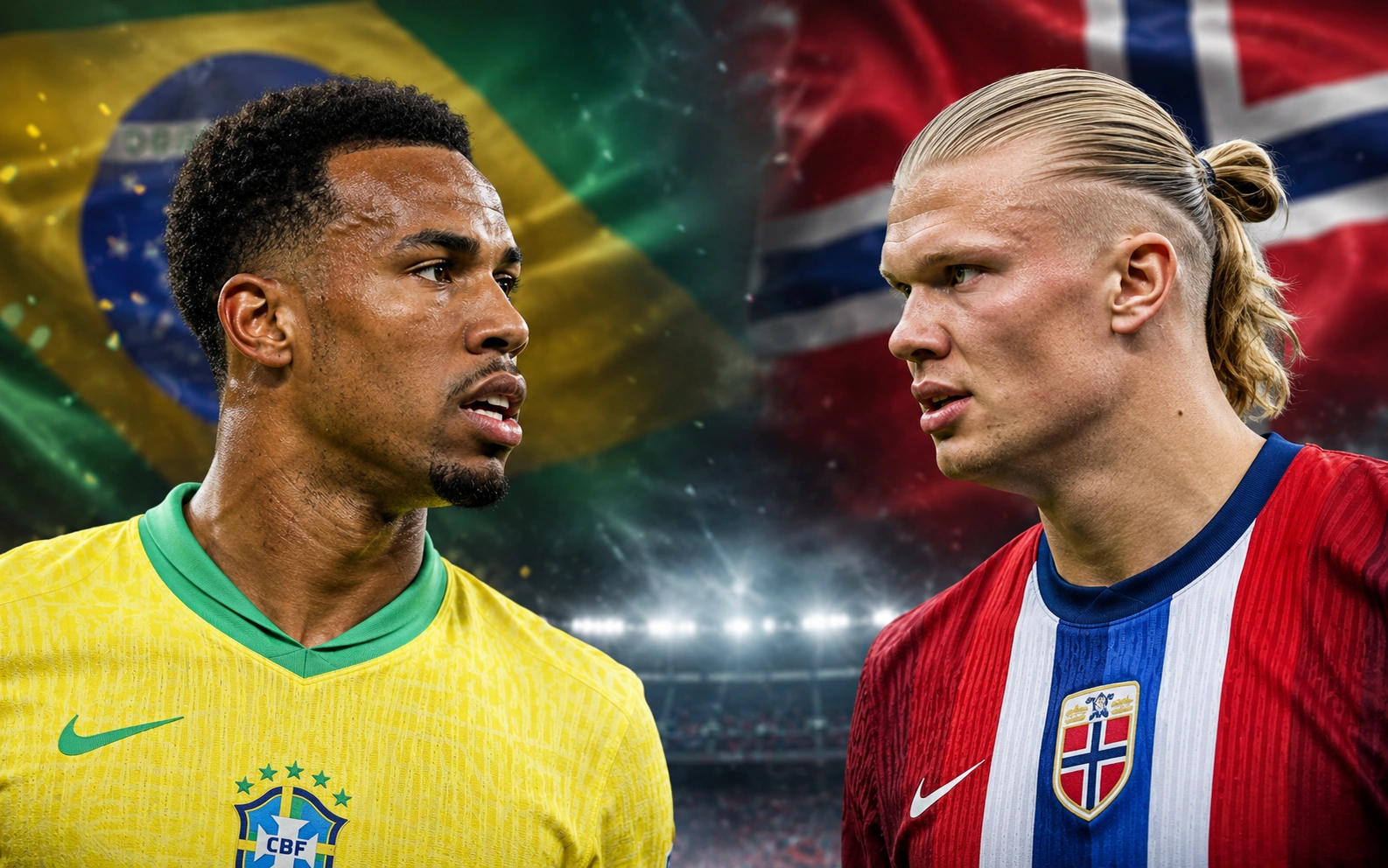 Gabriel Magalhães x Haaland: o retrospecto do duelo que decide Brasil e Noruega