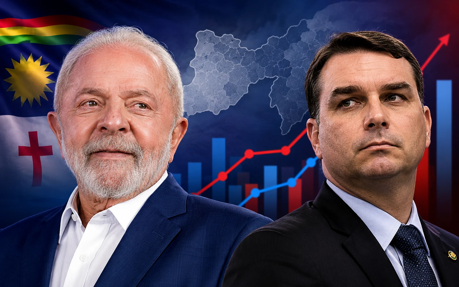 Lula amplia vantagem sobre Flávio Bolsonaro em Pernambuco, aponta pesquisa