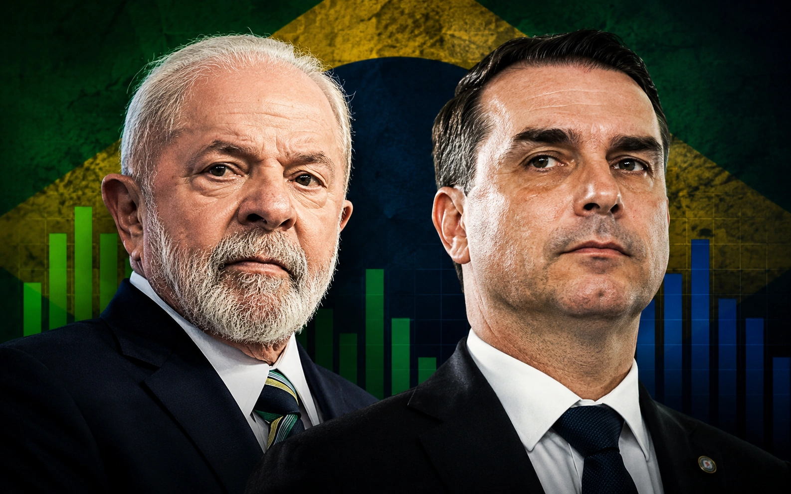 Datafolha: Lula tem 48% e Flávio Bolsonaro 43% em cenário de segundo turno para a Presidência