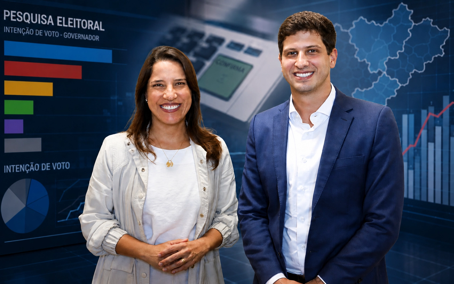 Raquel Lyra lidera disputa ao Governo de Pernambuco em nova pesquisa Genial/Quaest; cenário segue aberto para 2026