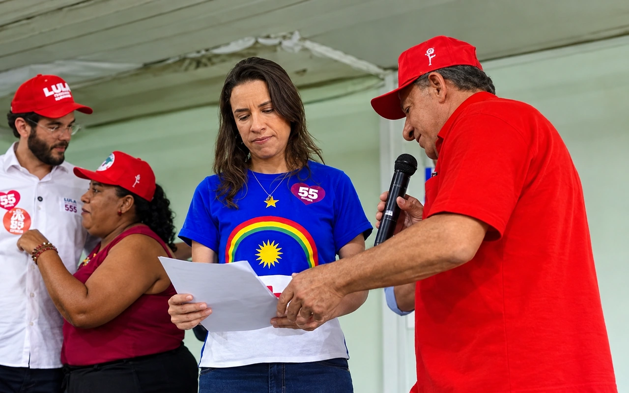 Raquel Lyra no MST: encontro reservado expõe as contradições da disputa eleitoral em Pernambuco