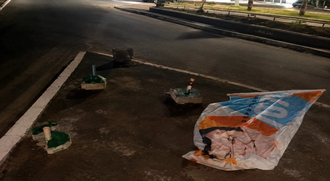 Depredação de materiais políticos acende alerta sobre disputa eleitoral em Paranatama