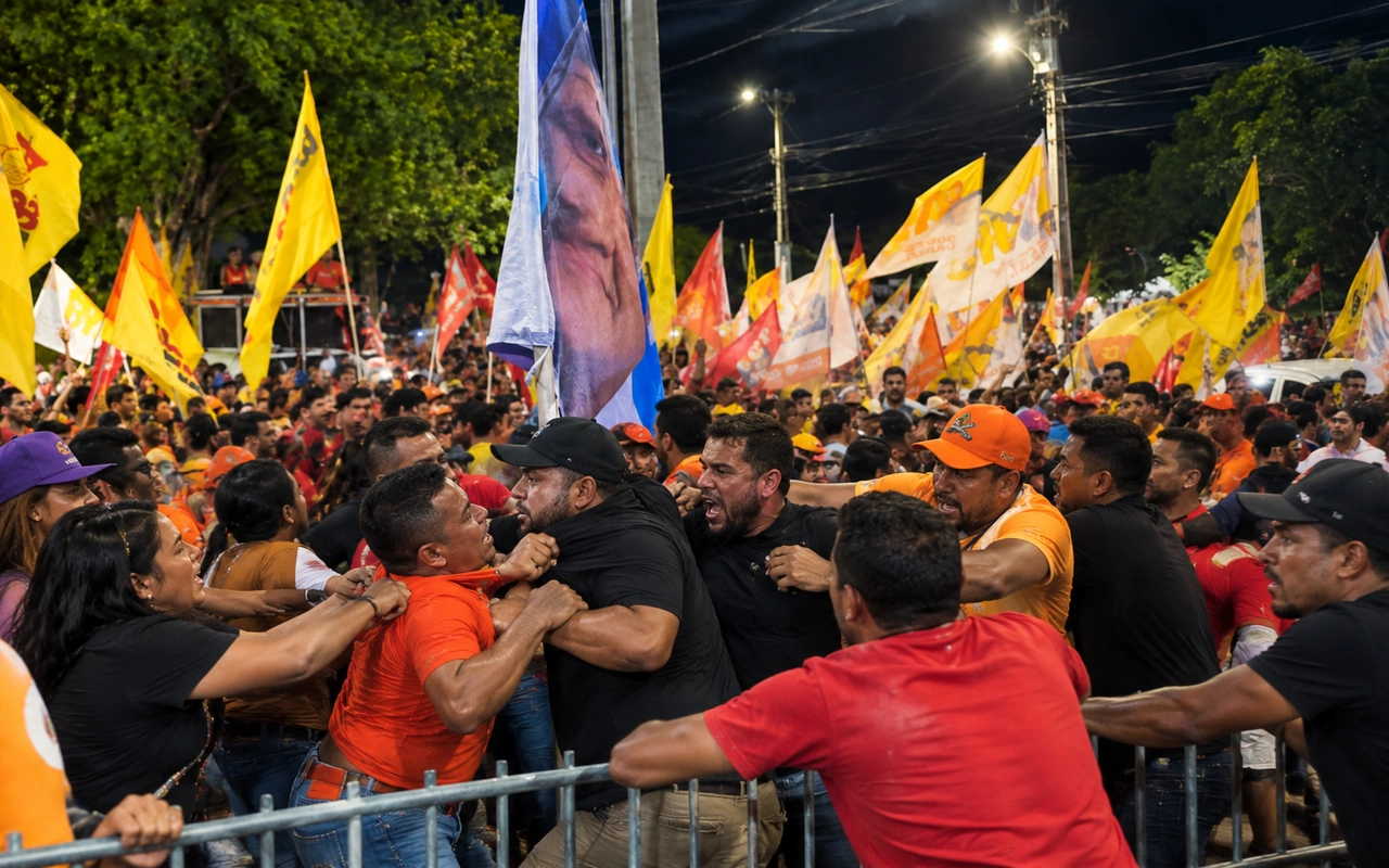 Militantes de Raquel Lyra e João Campos entram em confronto antes de debate em Caruaru